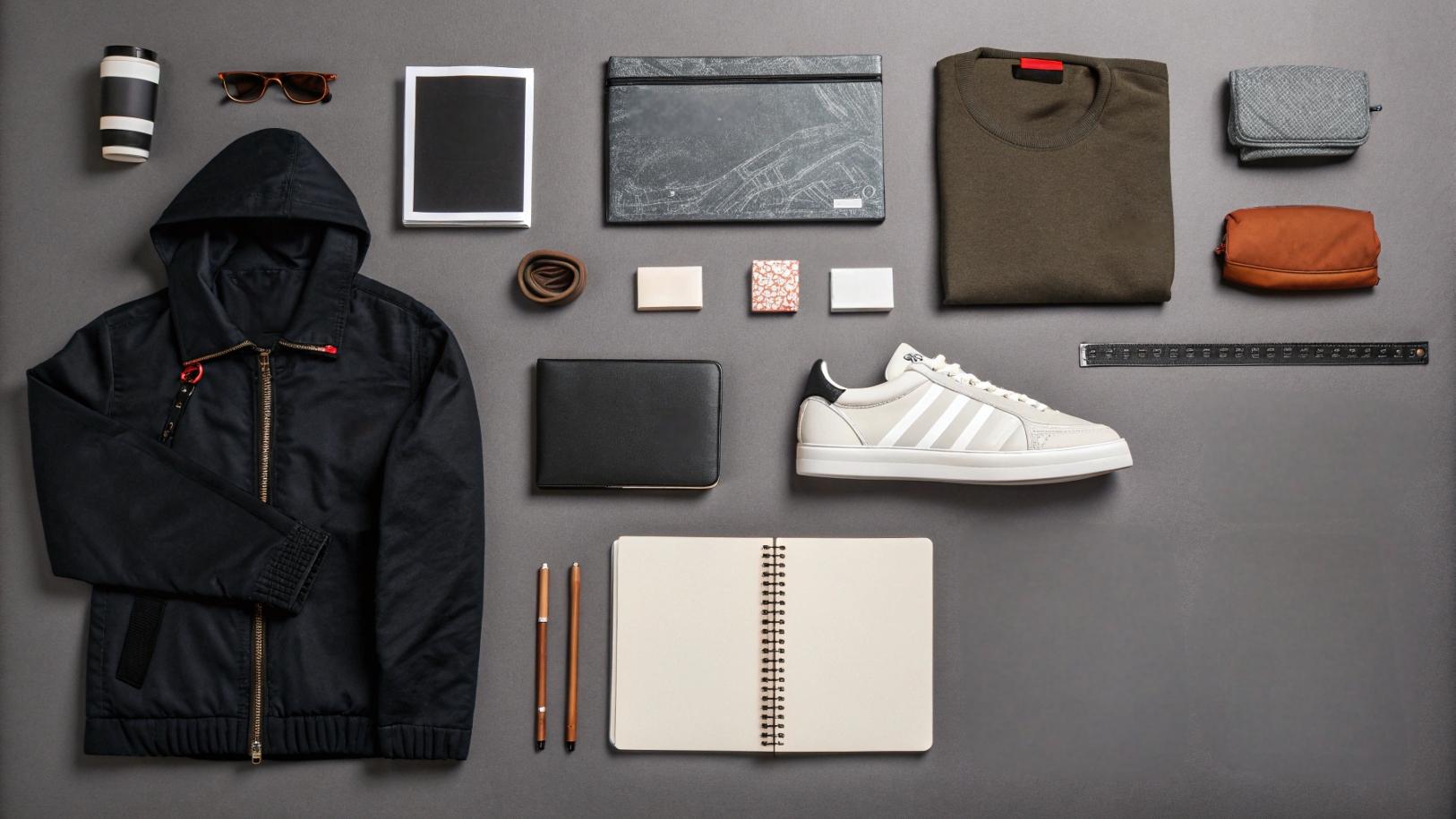 Streetwear Branding Flat Lay
