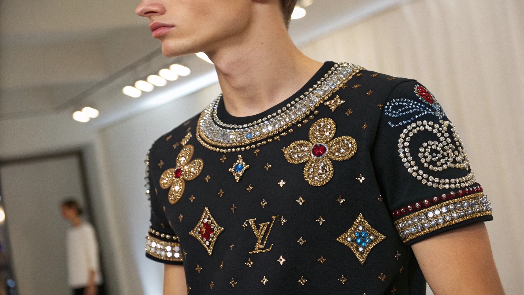 close-up-of-a-custom-t-shirt-with-rhinestone-embel