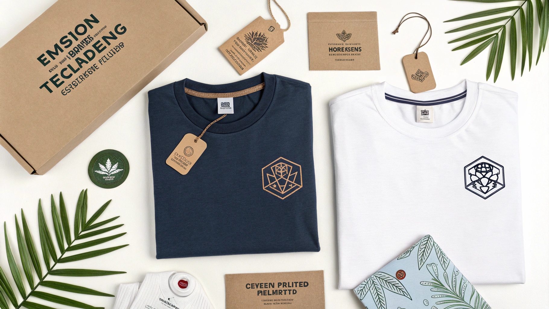 flat-lay-of-customized-t-shirts-showing-various-br