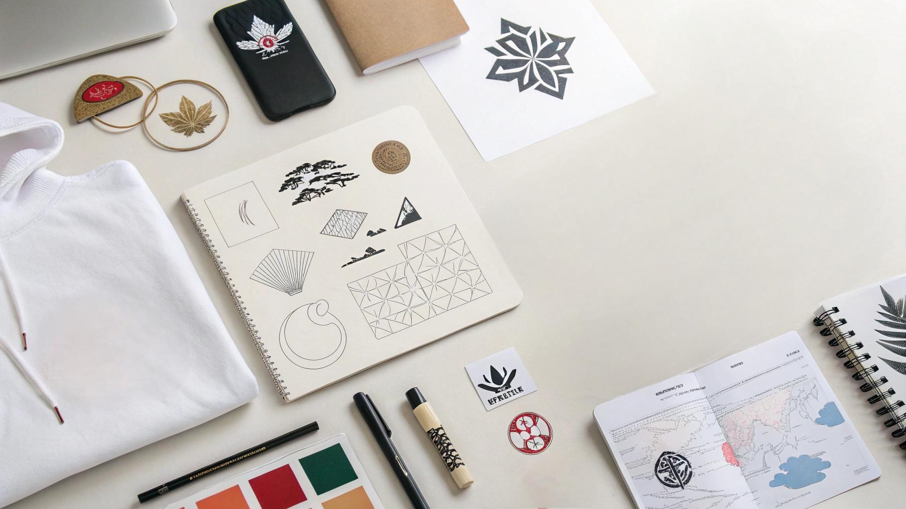 Defining a Streetwear Brand Identity Flat Lay
